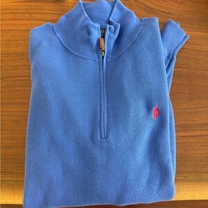 Polo Ralph Lauren Sky Blue Zip-Up Sweater
